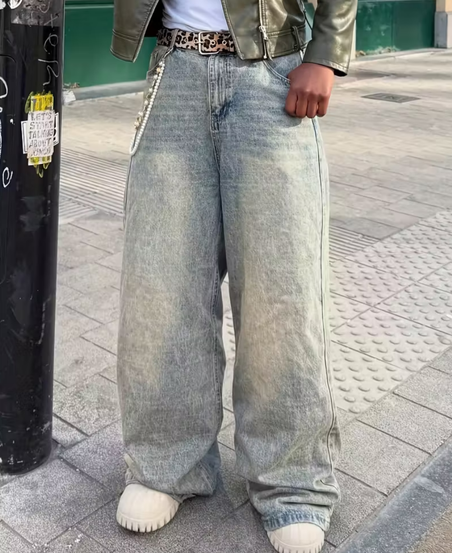 Dirty Wash Baggy Pants