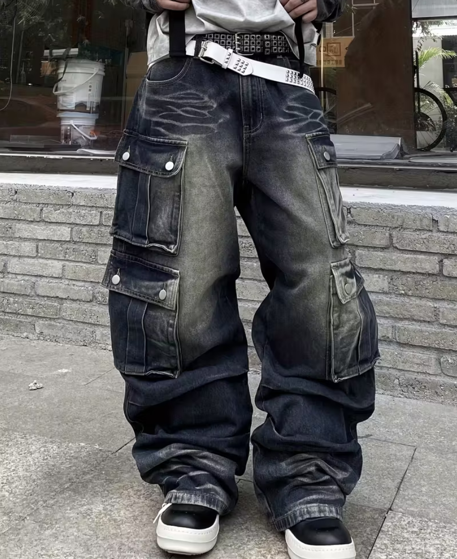 Post-Apocalyptic Stacked Pants