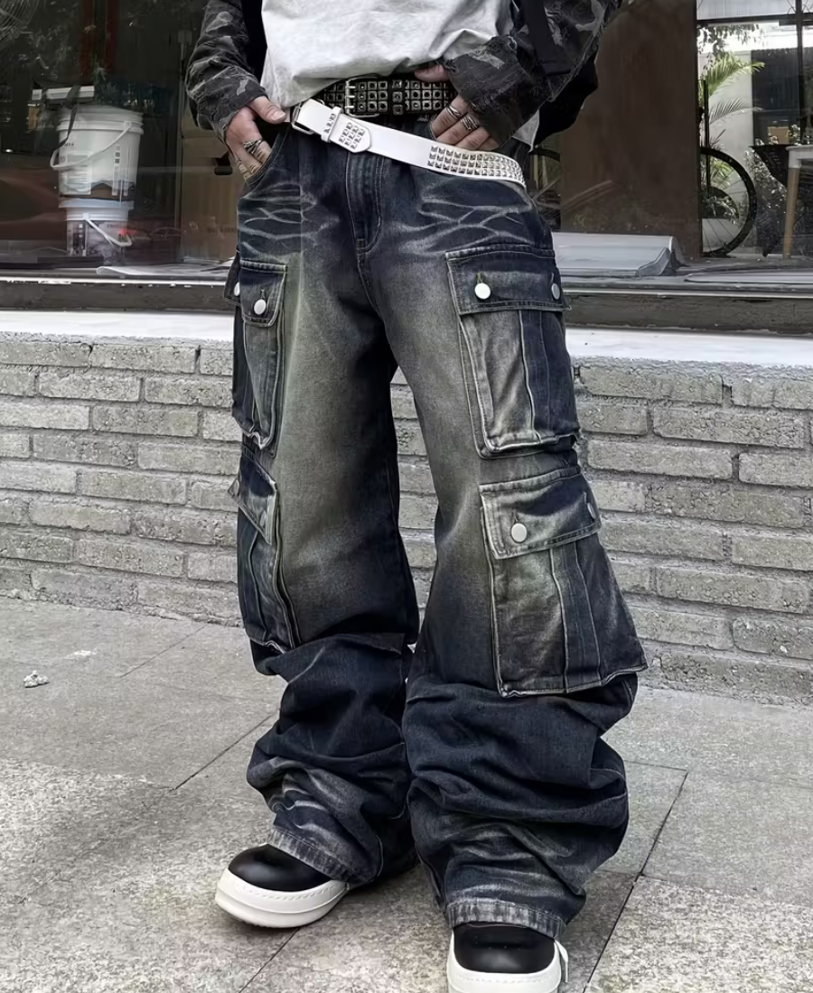 Post-Apocalyptic Stacked Pants