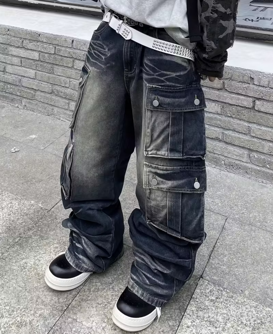 Post-Apocalyptic Stacked Pants