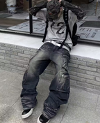 Post-Apocalyptic Stacked Pants