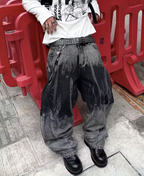 Industrial Spill Denim Pants