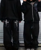 Gothic Skull Web Pants
