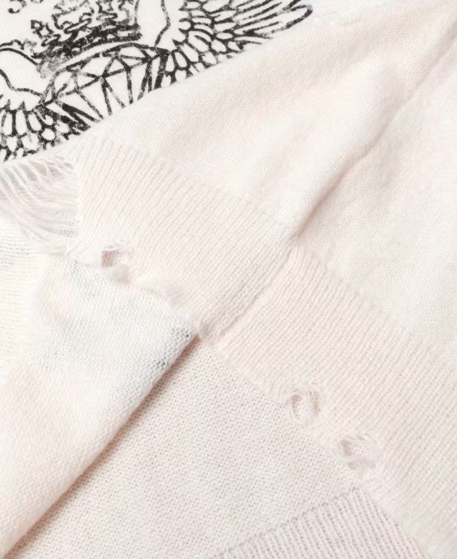 Jersey de diamante con alas de ángel