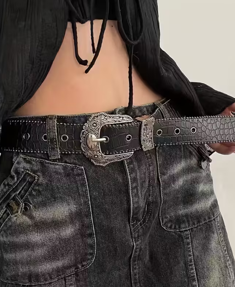 Western Archive Croc Belt