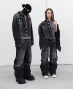 Raw Edge Washed Pants
