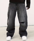 Raw Edge Washed Pants