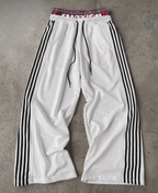 Multi-Stripe Plaid-Waist Eşofman