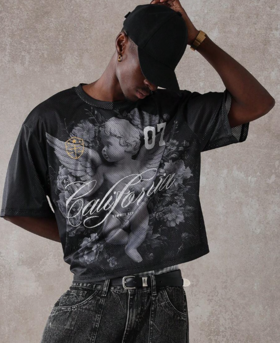 Gothic Cherub Jersey Tee