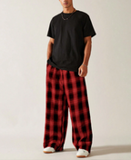 Monochrome Plaid Eşofman