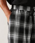Monochrome Plaid Eşofman