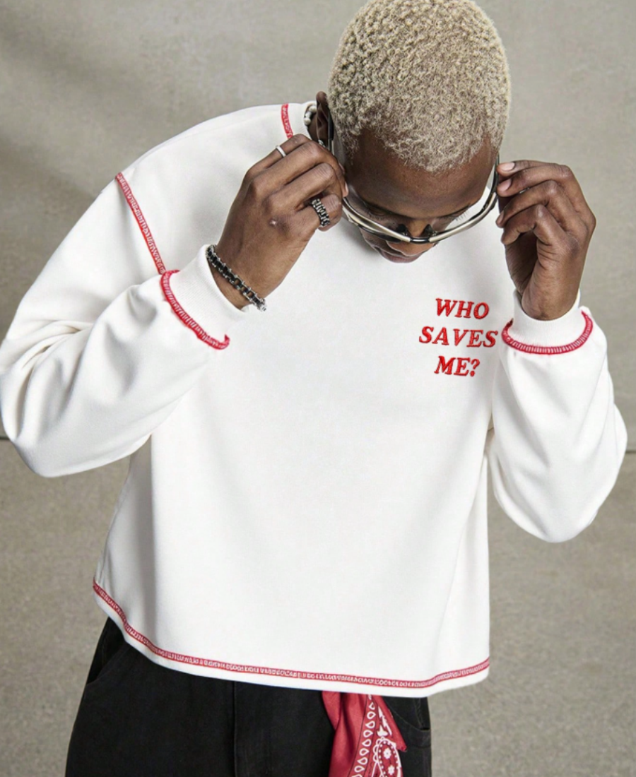 Who Saves Me Sweatshirt