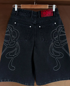 Neo-Tribal Embroidered Şort