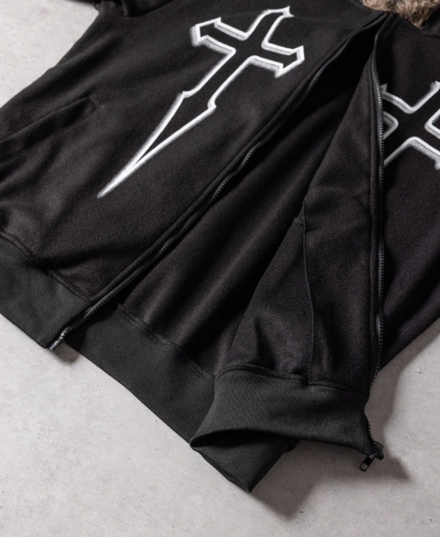 Star Trail Cross Zip-Up