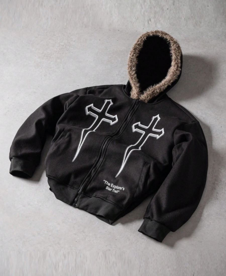 Star Trail Cross Zip-Up