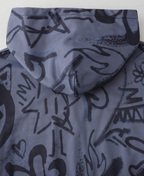 I Heart Money Graffiti Zip-Up