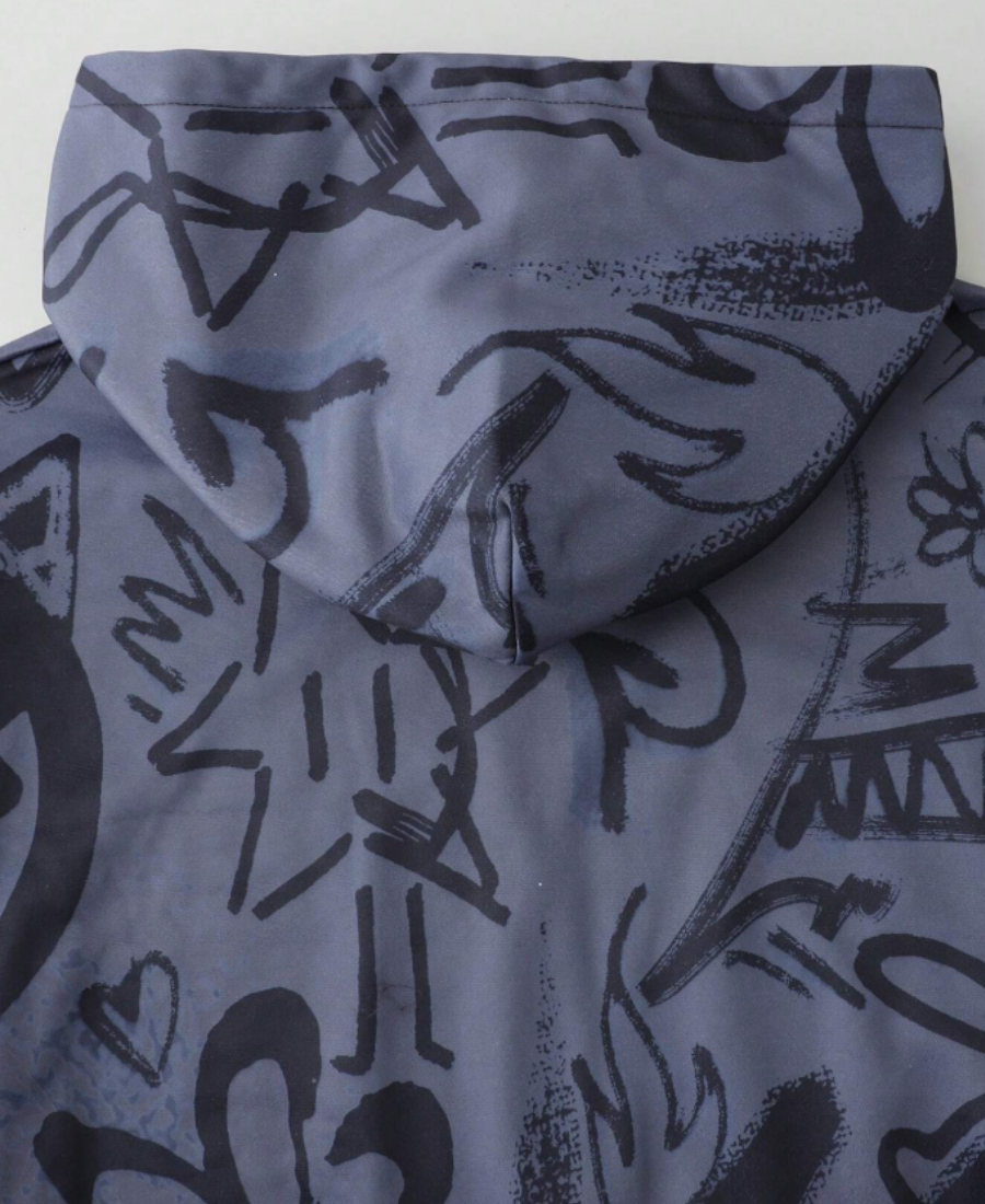 I Heart Money Graffiti Zip-Up