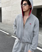 Crimson Peak Grey Zip-Up