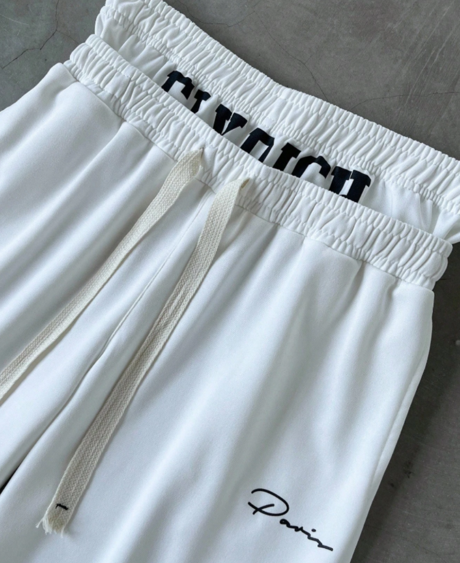 Multi-Stripe Plaid-Waist Eşofman