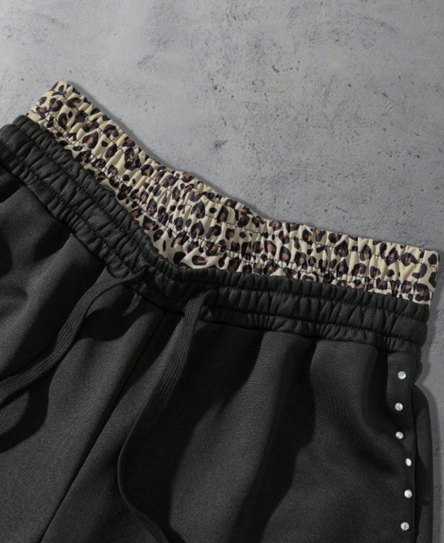 Leopard Studded Eşofman