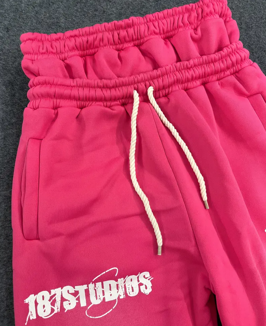 Pantalones de chándal de doble cintura 187 Studios