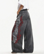 Tribal Graphic Baggy Pants