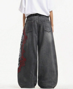 Tribal Graphic Baggy Pants