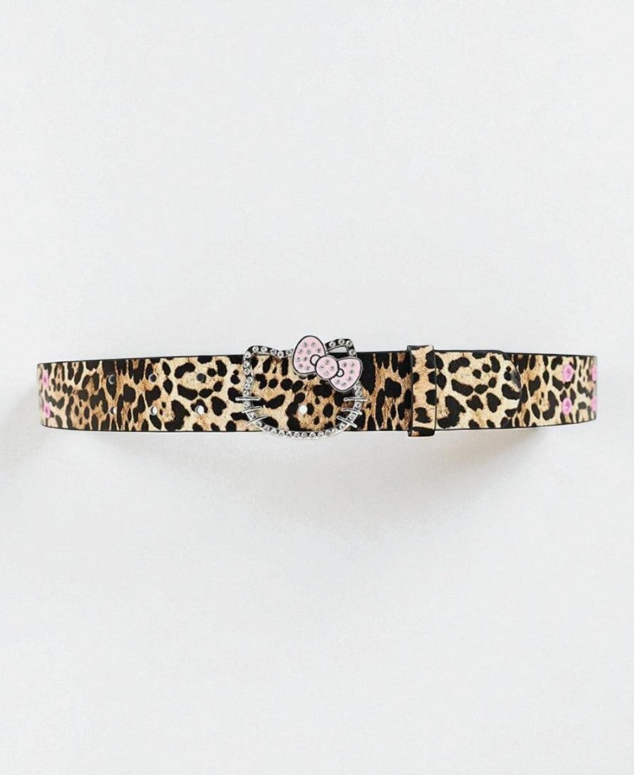 Y2K Kitty Leopard Bling Kemer