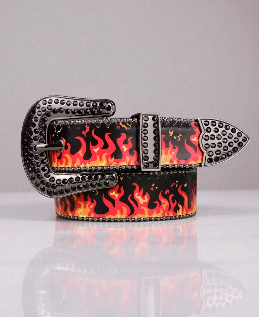 Hot Blaze Rhinestone Kemer